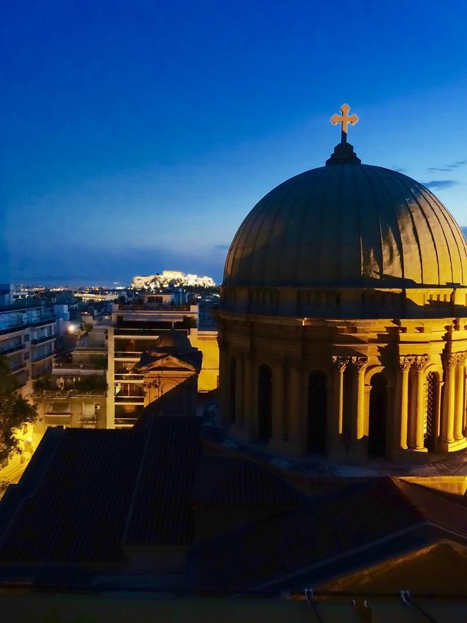 Top Kolonaki Studio+Terrace Stunning Acropolis Views Atene Esterno foto