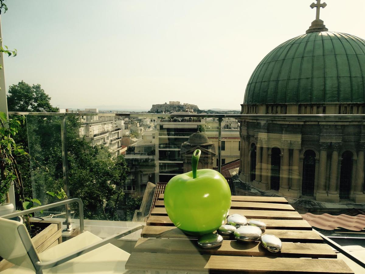 Top Kolonaki Studio+Terrace Stunning Acropolis Views Atene Esterno foto