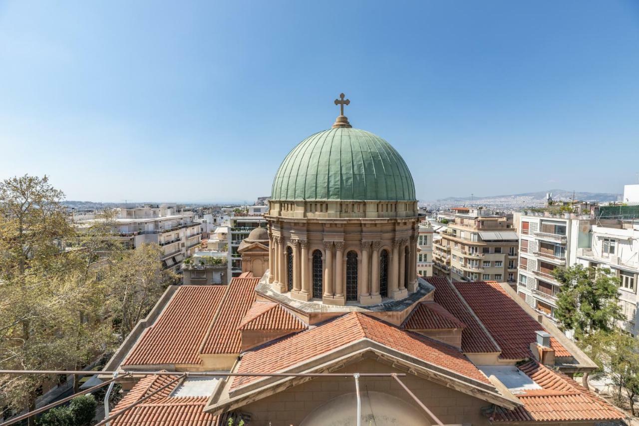 Top Kolonaki Studio+Terrace Stunning Acropolis Views Atene Esterno foto