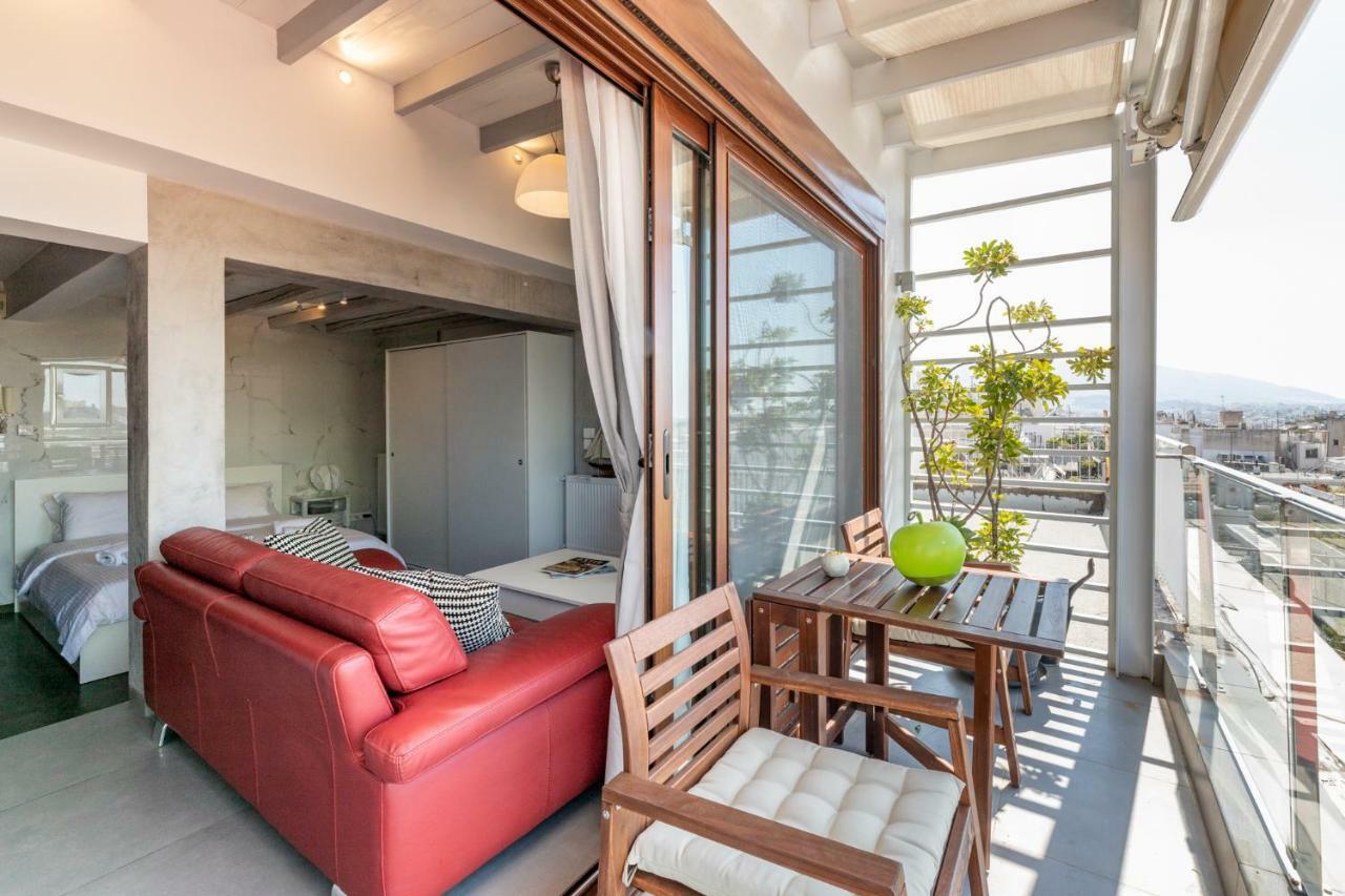 Top Kolonaki Studio+Terrace Stunning Acropolis Views Atene Esterno foto