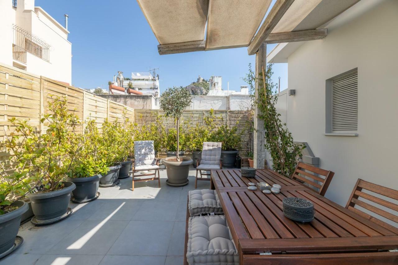 Top Kolonaki Studio+Terrace Stunning Acropolis Views Atene Esterno foto
