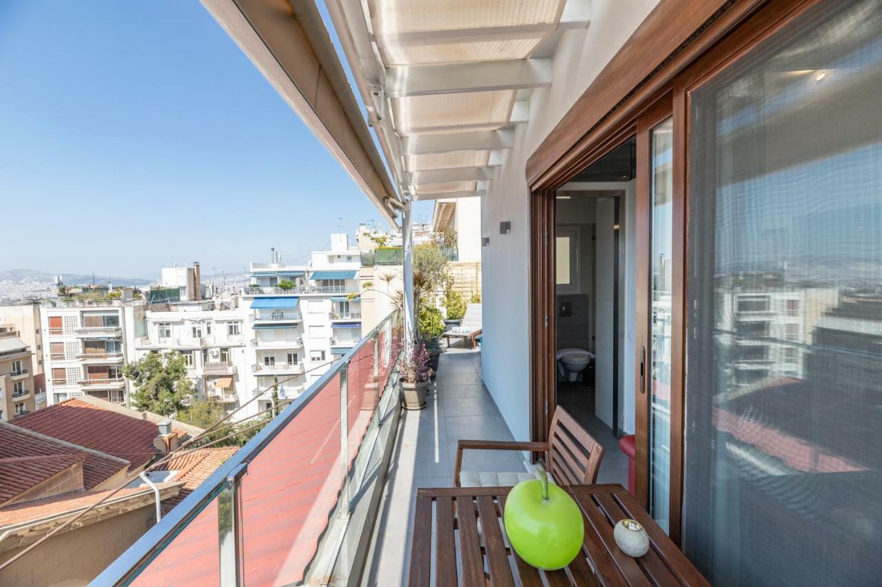 Top Kolonaki Studio+Terrace Stunning Acropolis Views Atene Esterno foto