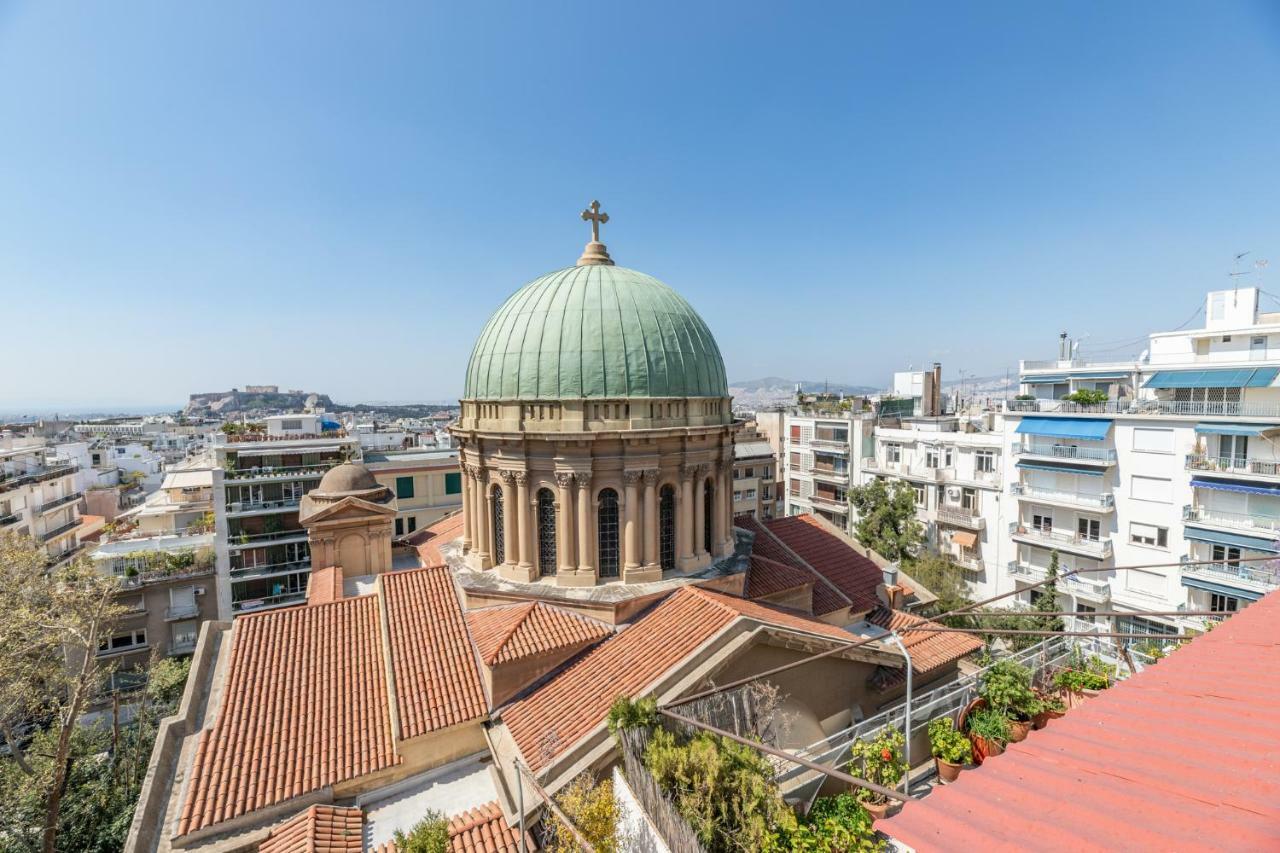 Top Kolonaki Studio+Terrace Stunning Acropolis Views Atene Esterno foto